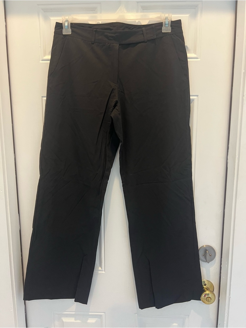 Vintage Cynthia Steffe Black Y2k Straight Leg Pants Women’s Size 10 X 29” # 934